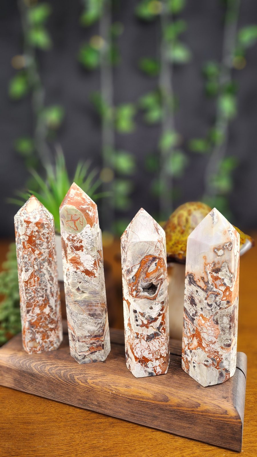 Money Agate Large Towers crystals for sale at Hazel-Jayne.